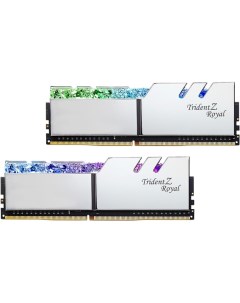 Модуль памяти DDR4 32GB 2 16GB F4 3600C14D 32GTRSA Trident Z Royal silver PC4 28800 3600MHz CL14 рад G.skill