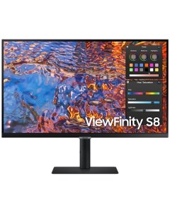 Монитор 27 ViewFinity S8 S80PB UHD 3840x2160 IPS LED 5ms 16 9 HDMI HAS Piv 1000 1 400cd 178гр 178гр  Samsung