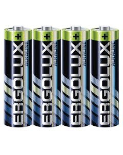 Батарейка LR6 SR4 Alkaline LR6 AA 1 5 В 2700 мА ч 4 шт в упаковке 14282 Ergolux