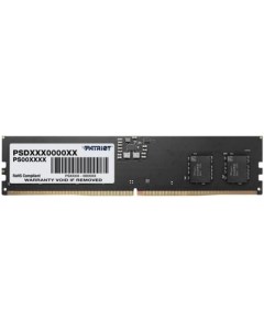 Модуль памяти DDR5 16GB PSD516G560081 Signature line PC5 44800 5600MHz CL46 1 1V Patriot memory