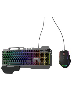 Клавиатура и мышь GMNG 700GMK клав черный мышь черный USB Multimedia LED 1533156 Oklick