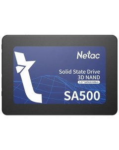 Накопитель SSD 2 5 NT01SA500 960 S3X SA500 960GB SATA 6Gb s 3D TLC QLC 530 475MB s MTBF 1 5M 480 TBW Netac