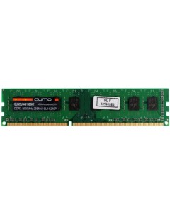 Модуль памяти DDR3 4GB QUM3U 4G1600K11 R PC3 12800 1600MHz CL11 1 5V Qumo