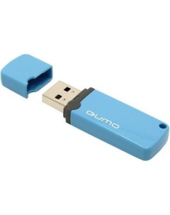Накопитель USB 2 0 8GB Optiva 02 Blue Qumo