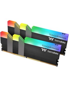 Модуль памяти DDR4 32GB 2 16GB R009D416GX2 3200C16A TOUGHRAM RGB PC4 25600 3200MHz CL16 1 35V Thermaltake