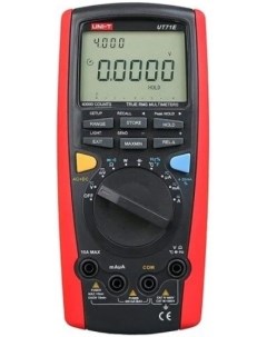 Мультиметр UT71E 1000В 10А 40МОм автоматич выбор диапазона измерений изм емкость частота температура Uni-t