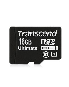 Карта памяти 16GB TS16GUSDHC10U1 MicroSDHC class 10 Ultimate Transcend