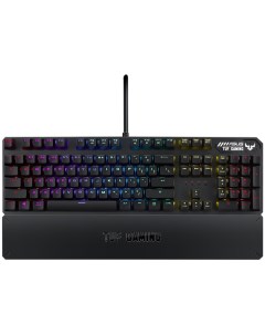 Клавиатура TUF Gaming K3 90MP01Q1 BKRA00 черная игровая Kaihua brown switch подставка под запястья R Asus