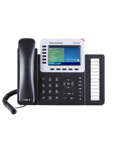 Телефон VoiceIP GXP 2160 6 SIP линий 2 Gigabit Ethernet порта цветной экран 24 BLF PoE Bluetooth Grandstream