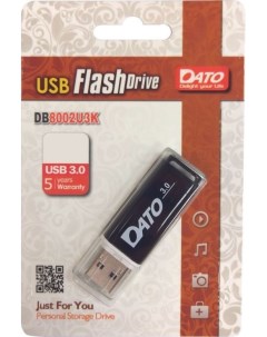 Накопитель USB 3 0 32GB DB8002U3K 32G черный Dato