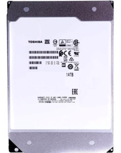 Жесткий диск 14TB SATA 6Gb s MG08ACA14TE 3 5 7200rpm 512MB Toshiba (kioxia)