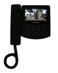 Видеодомофон AT VD 433C черный цветной 4 x проводный 4 3 TFT LCD 320х240 Accordtec