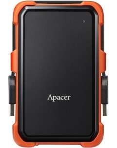 Внешний диск HDD 2 5 AC630 2TB USB 3 1 IP55 Win Mac Linux military grade black orange Apacer