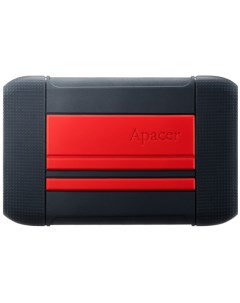 Внешний диск HDD 2 5 AC633 1TB USB 3 2 Gen 1 military grade shockproof red Apacer