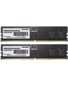 Модуль памяти DDR5 32GB 2 16GB PSD532G5600K Signature PC5 44800 5600MHz CL46 1 1V Ret Patriot memory