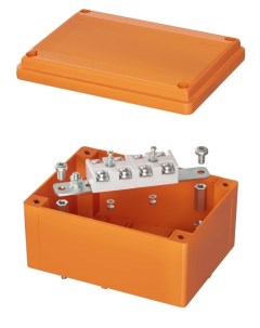 Коробка распределительная FSK20410 пластиковая FS с гладкими стенками и клеммниками IP56 150х110х70  Dkc