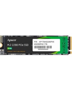 Накопитель SSD M 2 2280 AS2280P4 1TB PCIe 3 0 x4 with NVMe 3D TLC 3000 2000MB s RTL Apacer