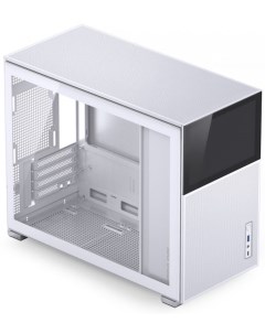 Корпус mATX D31 MESH SC White белый без БП окно из закаленного стекла 8 Color TFT LCD screen Jonsbo