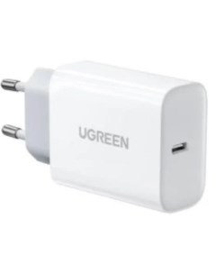Зарядное устройство сетевое CD127 70161 USB Type C 30W цвет белый Ugreen