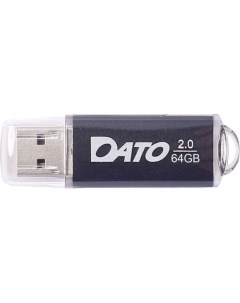 Накопитель USB 2 0 64GB DS7012K 64G черный Dato