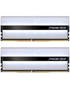 Модуль памяти DDR4 64GB 2 32GB TF13D464G3200HC16CDC01 T Force Xtreem ARGB white PC4 25600 3200MHz CL Team group