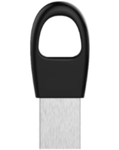 Накопитель USB 2 0 16GB NTU328U2016GB брелок черный пластик под нанесение логотипа Оем