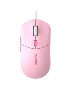 Мышь LM121 Pink розовая DPI 800 1600 2400 6400 RGB 1 8м Dareu
