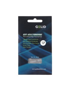 Термопрокладка GP Extreme Thermal Pad TP GP01 C размер 80x40 мм толщина 1 5 мм 12 Вт мK Gelid