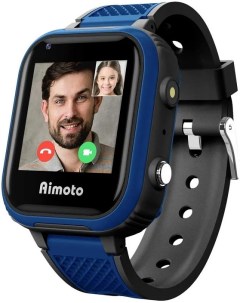 Часы Aimoto Pro Indigo 4G 1 44 240х240 пикс чёрные синии Knopka