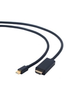 Кабель интерфейсный BXP CC mDP HDMI 018 DisplayPort mini HDMI 20M 19M экран 1 8м черный Bion