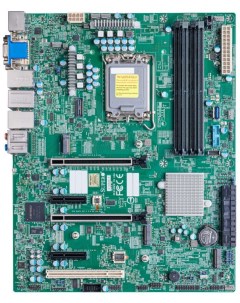 Материнская плата ATX MBD X13SAE F B LGA1700 W680 4 DDR5 4400 8 SATA 6G RAID 3 M 2 5 PCIE 2 5Glan Gl Supermicro