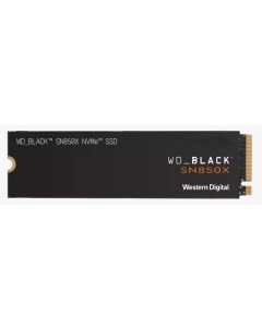Накопитель SSD M 2 2280 WDS400T2X0E WD_Black SN850X 4TB NVMe PCIe 4 0x4 7300 6600MB s IOPS 1200K 110 Western digital