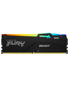 Модуль памяти DDR5 16GB KF560C40BBA 16 Beast RGB 6000MHz CL40 1RX8 1 35V 16Gbit Kingston fury