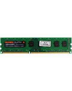 Модуль памяти DDR3 4GB QUM3U 4G1600C11 PC3 12800 1600MHz CL11 1 5V Qumo