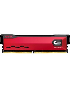 Модуль памяти DDR4 16GB GOR416GB3200C16BSC Orion red PC4 25600 3200MHz CL16 радиатор 1 35V Geil