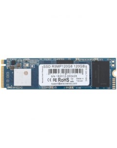 Накопитель SSD M 2 2280 R5M120G8 120GB SATA III 3D TLC 530 400MB s IOPS 64K 81K Amd