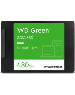 Накопитель SSD 2 5 WDS480G3G0A WD Green 480GB SATA 6Gb s 3D TLC 545MB s MTTF 1M 7mm Western digital