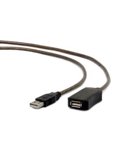 Кабель интерфейсный USB 2 0 FL C U2 AM AF 10M 10 м USB 2 0 черный разъемы USB A male USB A female па Filum