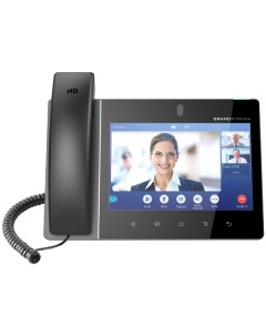 Телефон VoiceIP GXV 3380 SIP 16 линий Ethernet 10 100 1000 8 1280 800 сенсорный экран Wi Fi Android  Grandstream