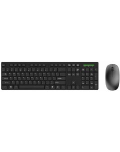Клавиатура и мышь MK198G Black клавиатура мембранная 104кл EN RU мышь DPI 1400 ресивер 2 4GHz Dareu