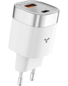 Зарядное устройство сетевое Amethyst 33WCA White быстрая зарядка USB USB Type C Accesstyle