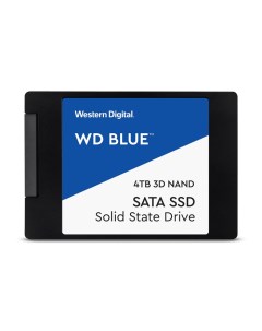 Накопитель SSD 2 5 WDS400T2B0A Blue 4TB SATA 6Gb s TLC 560 530MB s IOPS 95K 82K Western digital