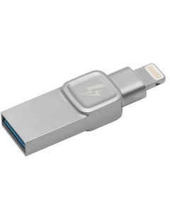 Накопитель USB 3 1 128GB DataTraveler Bolt Duo C USB3L SR128 EN серебристый Kingston