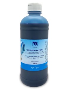 Чернила NV INK500ULC универсальные на водной основе для аппаратов Сanon Epson НР Lexmark 500 ml Ligh Nvp
