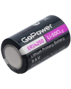 Батарейка PC1 Li SOCl2 00 00015329 14250 1 2AA 3 6V Gopower