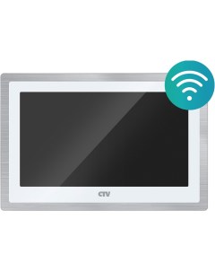 Видеодомофон M5102AHD белый с технологией Touch Screen для управления работой и параметрами монитора Ctv