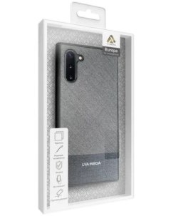 Чехол EUROPA LA05 ER N10 GR для Samsung Galaxy note 10 grey strip Lyambda