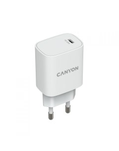 Зарядное устройство сетевое CNE CHA20B02 PD 20Вт 3А USB C защита от перегрузки перегрева перенапряже Canyon