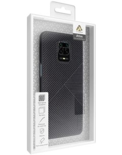 Чехол ATLAS LA10 RMN9P BK для Xiaomi Redmi Note 9 Pro black Lyambda
