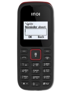 Мобильный телефон 99 4660042757988 black 1 44 моно 600mAh без зарядки Inoi